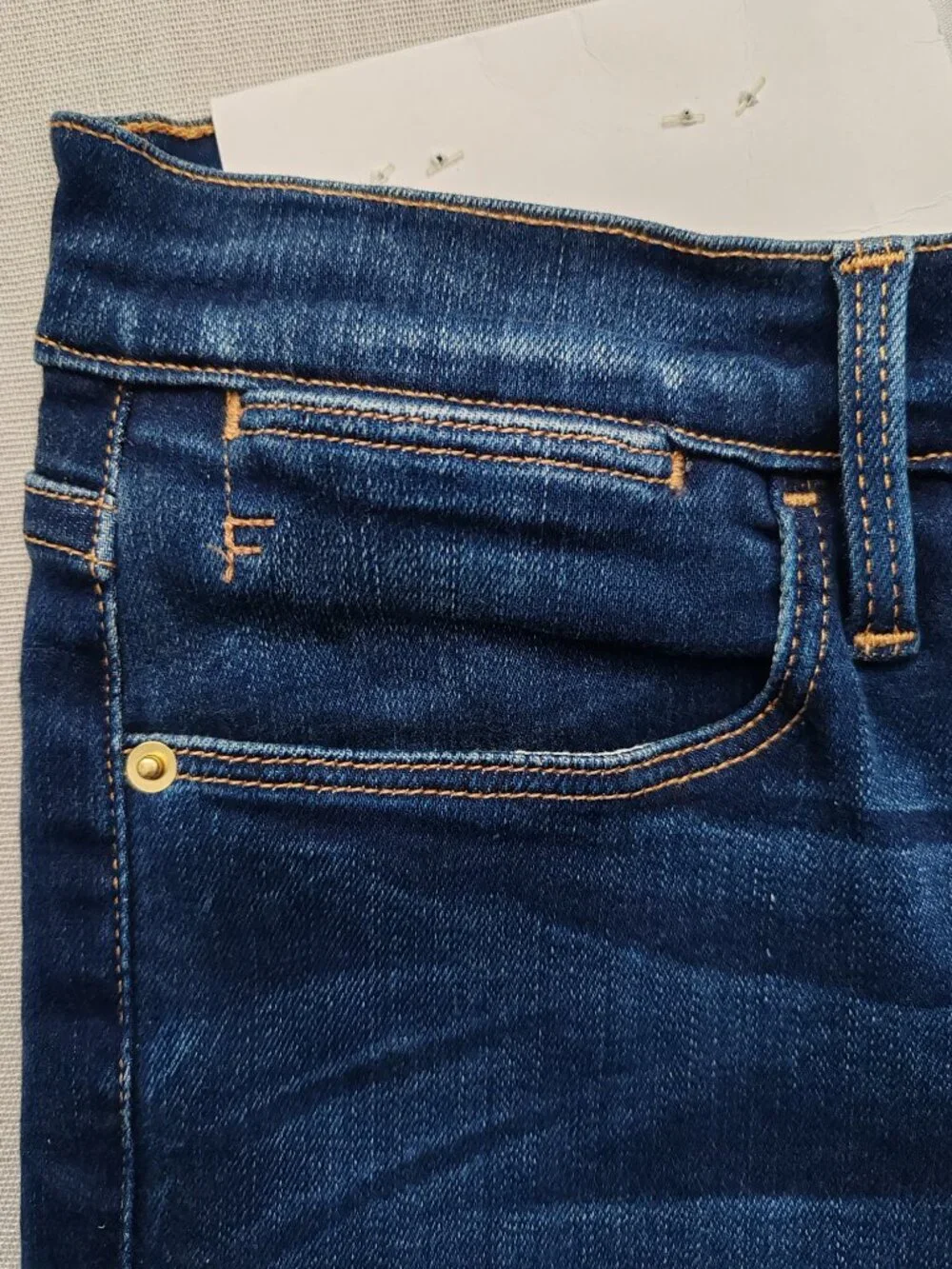 FRAME Le High Skinny Jeans in Columbia Road Wash - Size 27 - Premium Stretch - Picture 7 of 16